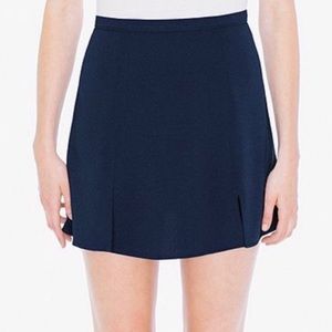 American Apparel canyon crepe skirt in navy 🌌